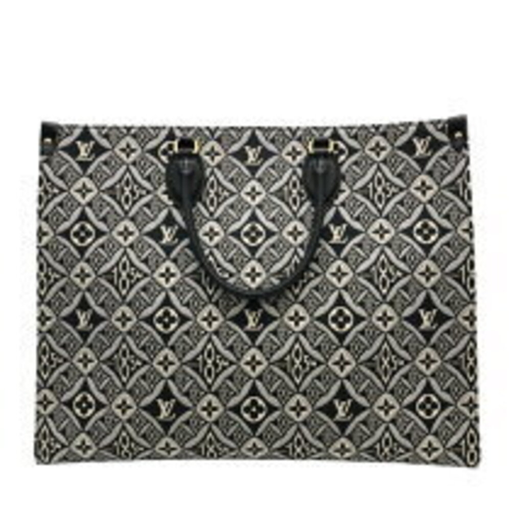 Louis Vuitton On the Go Black Monogram Jacquard Tote Bag